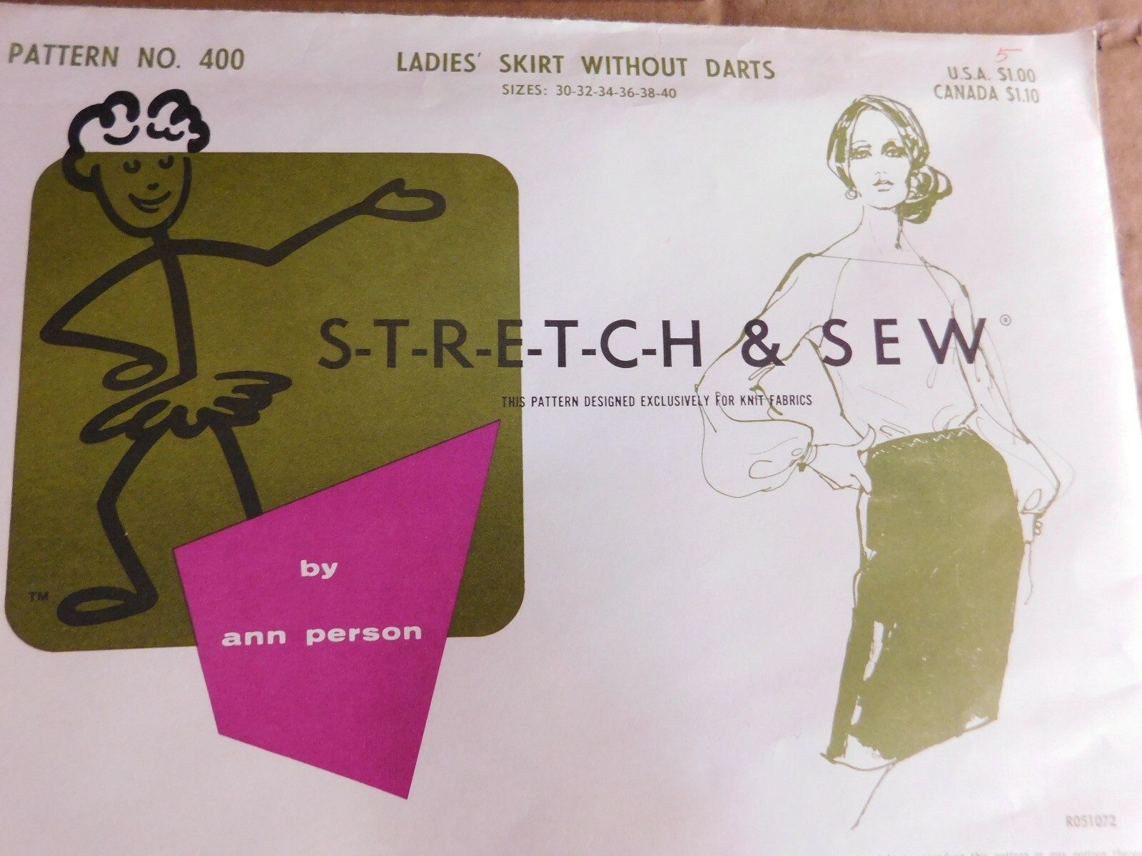 LOT OF 3 VINTAGE STRETCH & SEW PATTERNS HOT PANTS/TENNIS SHORTS,LADIES SKIRTS,