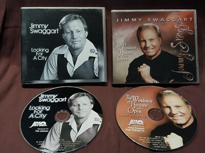 JIMMY SWAGGART - Looking For A City & The Windows of Heaven are Open, 2 CD lot