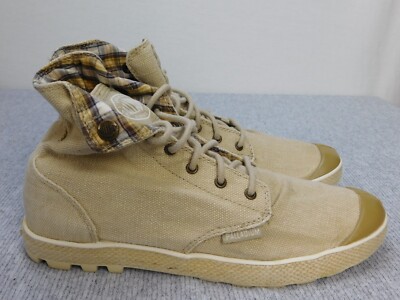 Palladium Slim Snaps Womens 6.5 safari/off white Schuhe/Sneaker beige