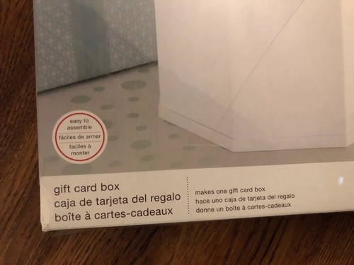 New Martha Stewart Money 1 Gift Card Box Wedding Graduation Retirement Parties