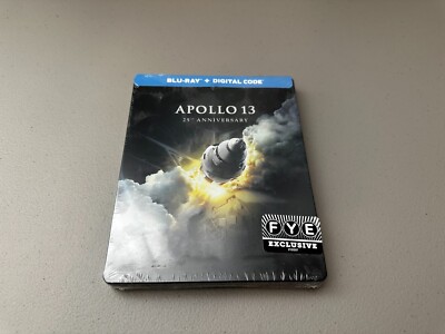 APOLLO 13 BLU RAY USA SteelBook Edition 25th Anniversary FYE Exclusive