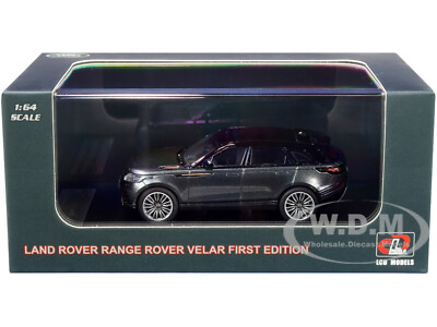LAND/RANGE ROVER VELAR 1ST ED. GRAY MET. 1/64 DIECAST CAR BY LCD MODELS LCD64001