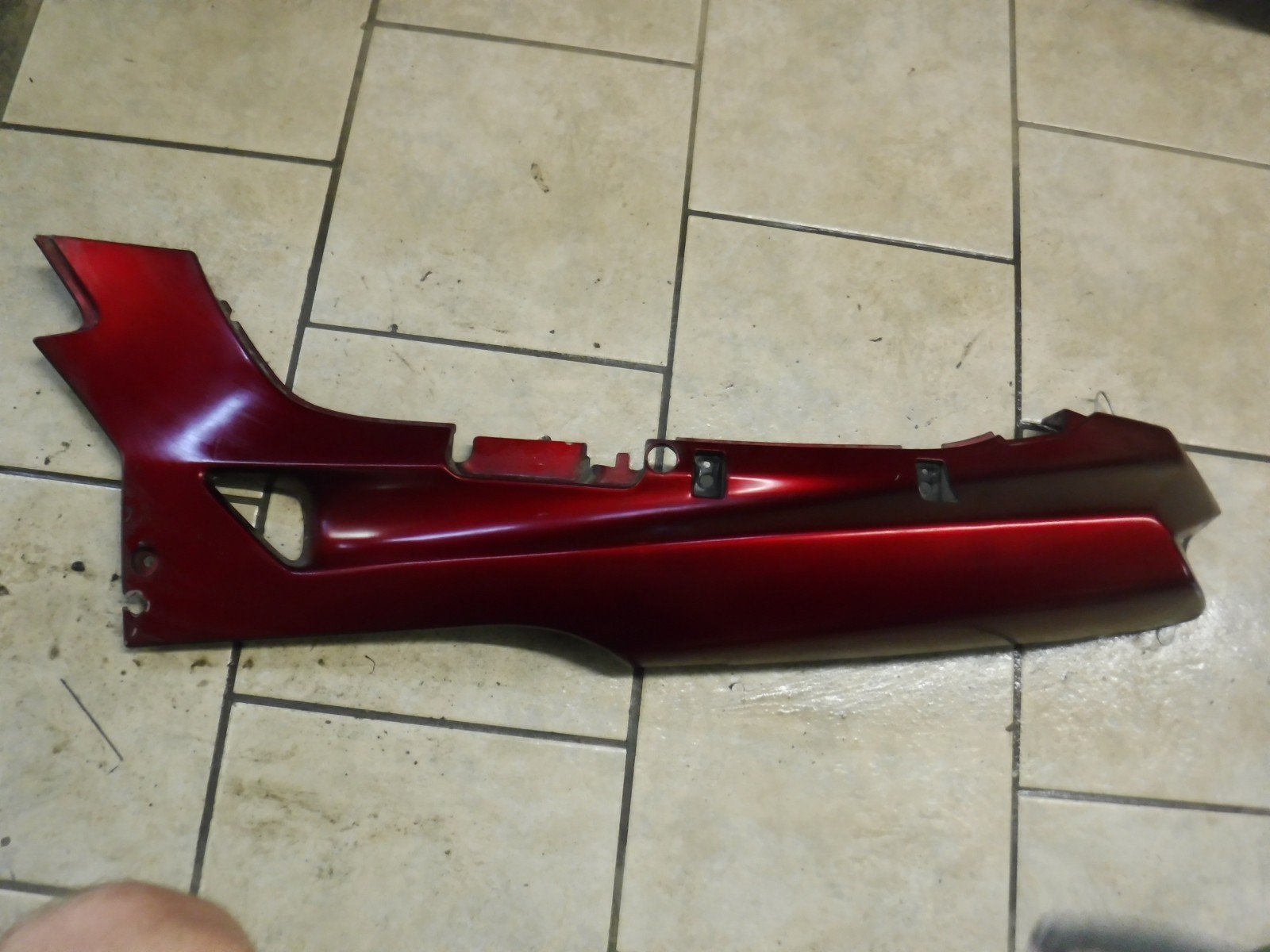 91-94 Kawasaki Ninja ZX-6 ZX6 D Left Tail Fairing Cowl Cover 91-94 Kawasaki Ninja ZX-6 ZX6 D Left Tail Fairing Cowl Cover