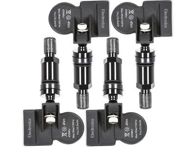 4 Reifendrucksensoren RDKS Sensoren Metallventil Schwarz für Audi RS6/RS6 Plus C