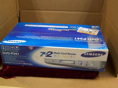 Samsung DVD Player, DVD-P341 Multi Card Reader, Progressive Scan, NEW IN BOX
