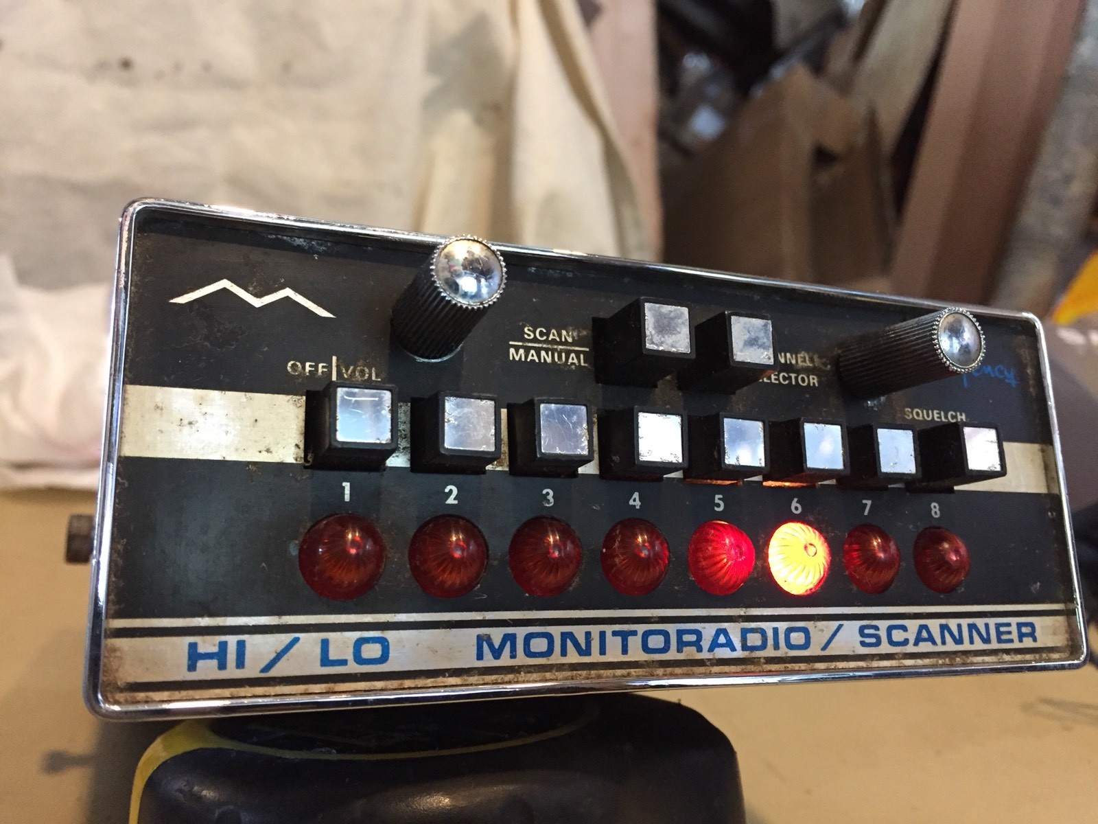 Regency Monitoradio Receiver TMR-8 Powers Up