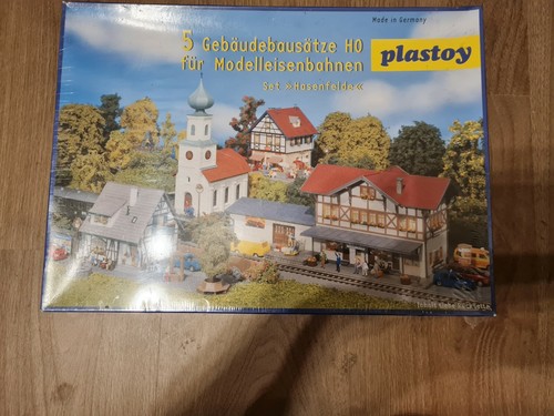Plastoy H0 Gebäudebausätze Set Hasenfelde OVP neuwertig (SW) B0144