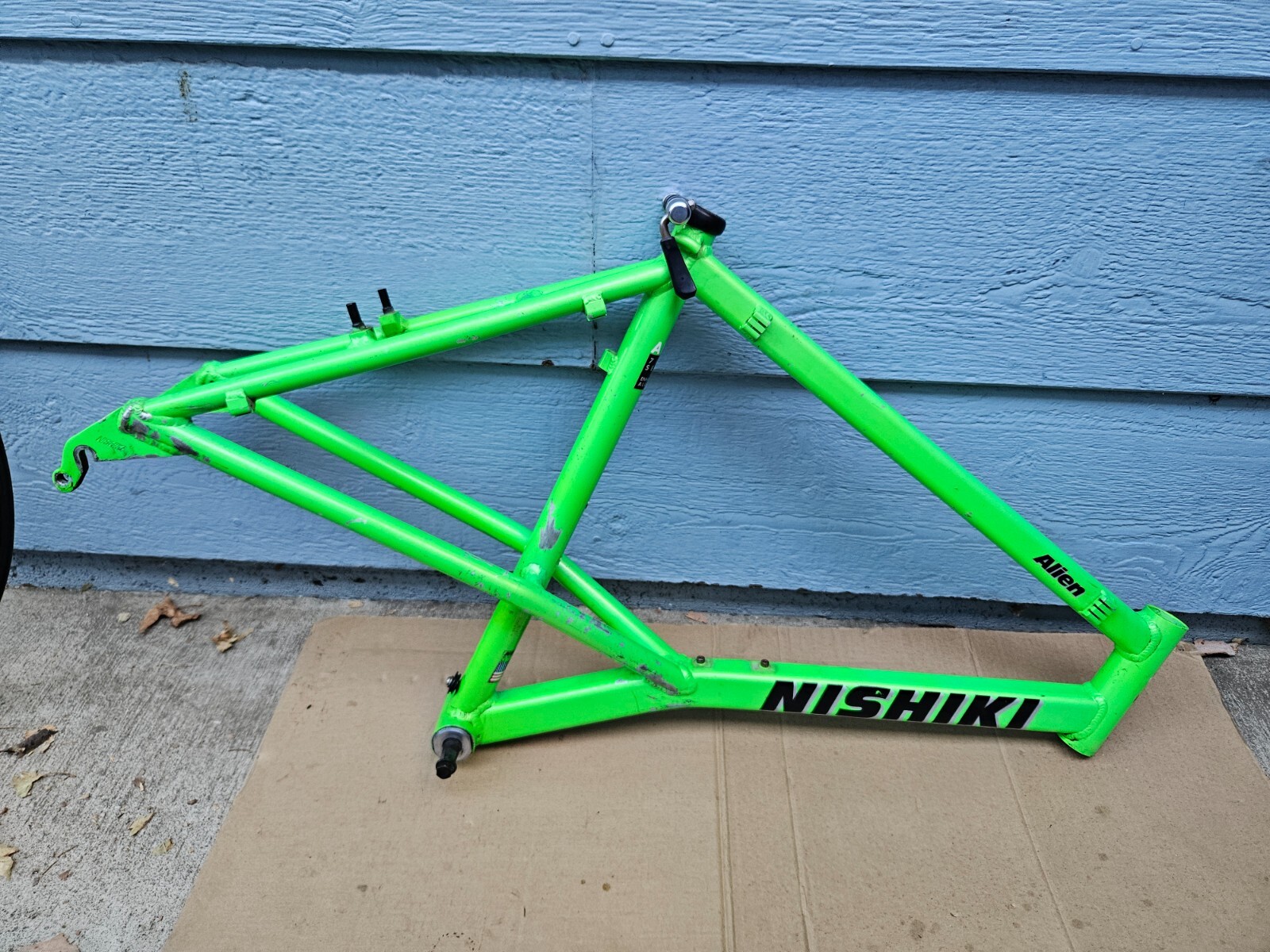 Vintage 1992 Nishiki Alien Aluminum Mountain Bike Frame 22 Vintage 1992 Nishiki Alien Aluminum Mountain Bike Frame 22