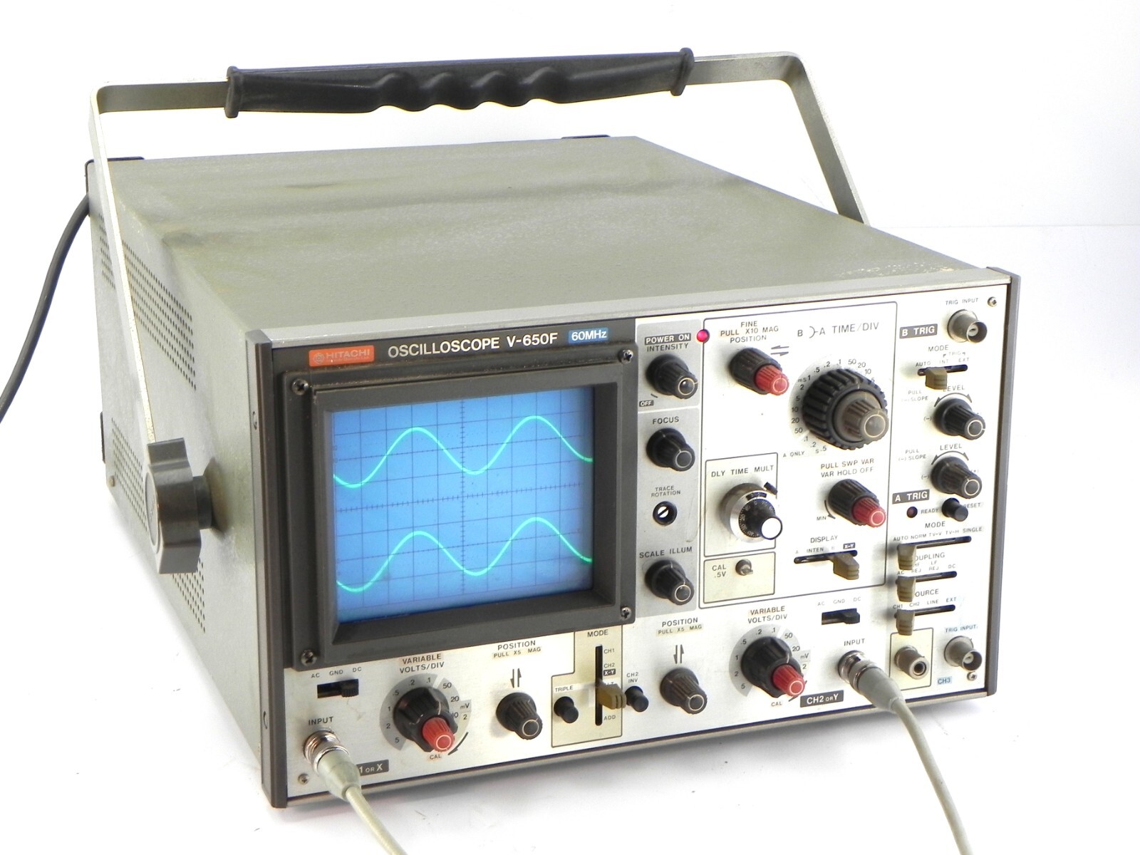 HITACHI 日立 オシロスコープ V-550B 50MHz(E14) 日立電子 オシロスコープ V-550 | マシンライフ