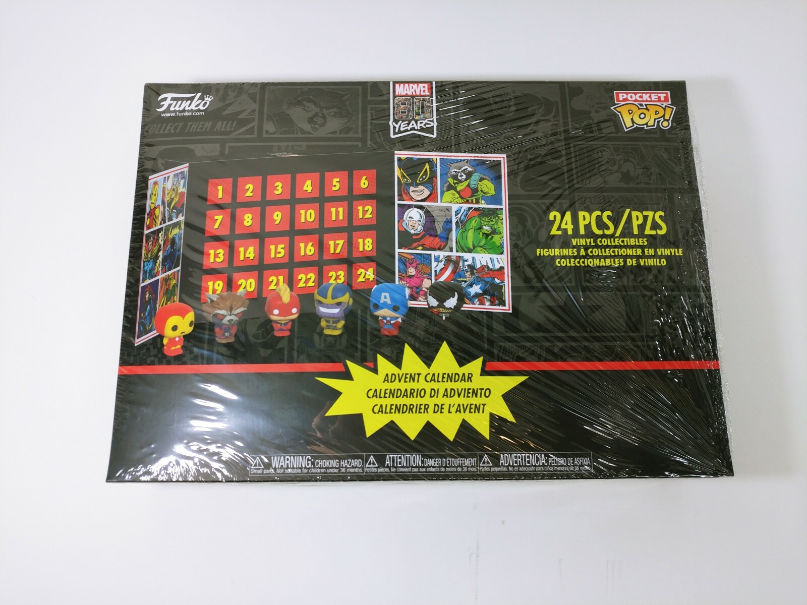 MARVEL 80th Anniversary Funko POP Advent Calendar 24 Mini Vinyl Figures 2019 NEW 889698427524 | eBay