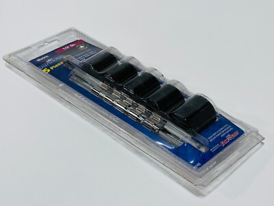 DuraCraft Tools NOS NEW 92105 5pc 1/2  Drive Impact Socket Set w/ Rail - 6 Point
