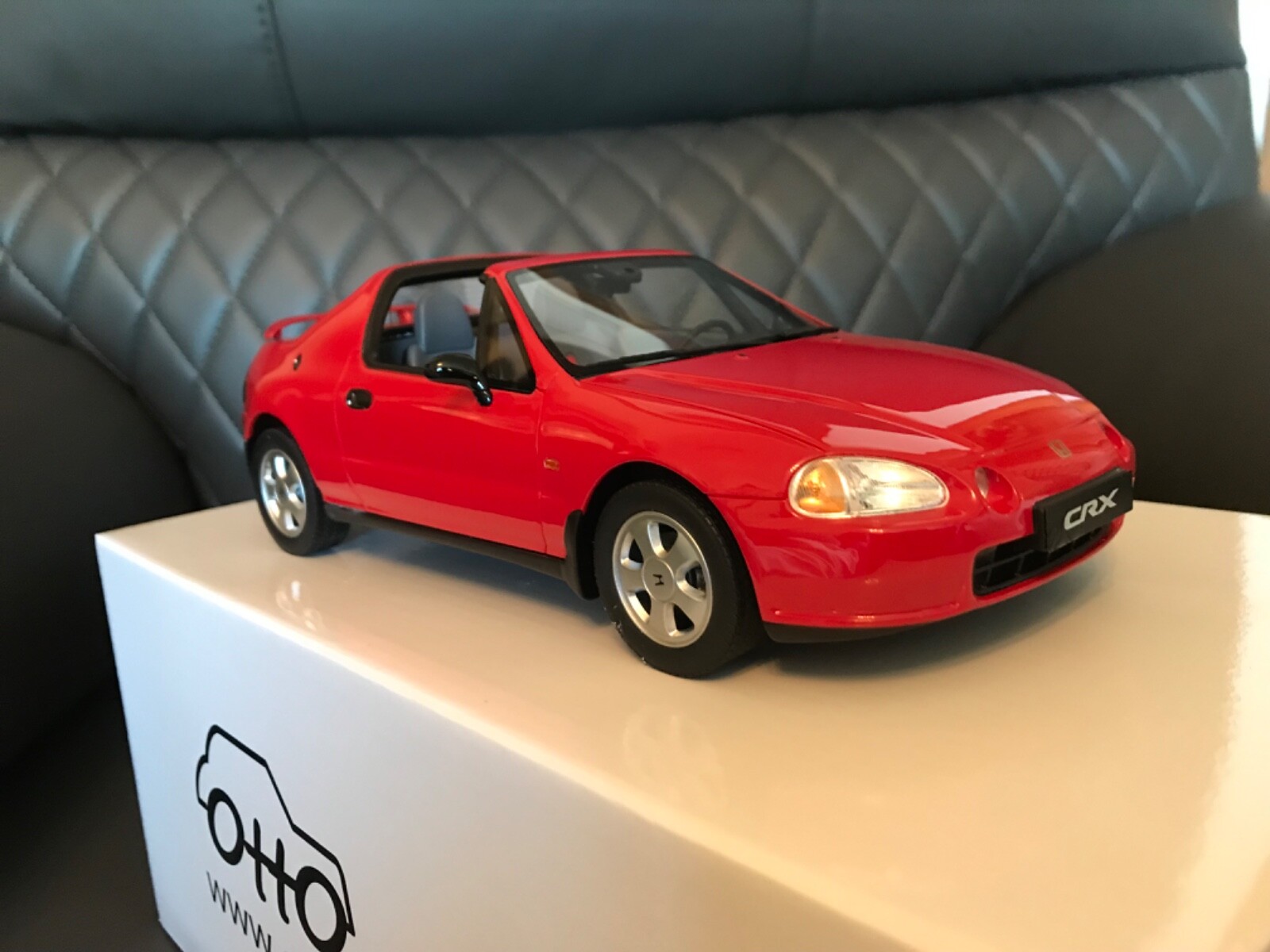 OttO mobile 1/18 ホンダCR-X デルソル 1995 レッド 京商 ミニカー | OttO mobile 1/18 ホンダ CR-X PRO.2 無限 1989