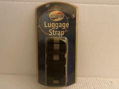 NEW American Tourister Luggage Strap Fits up to 72'' Circumference Black & Silver