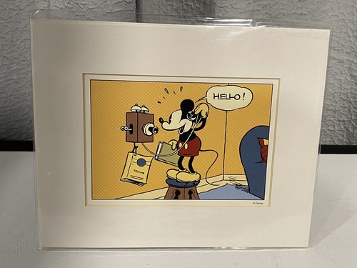 Disney Mickey Mouse Sunday Comic Strip Picture Mickey Hello