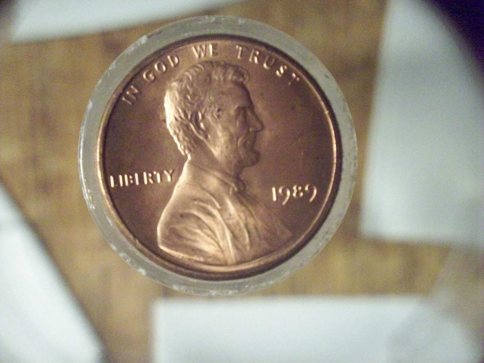 1989 P Doubled die OBV lincoln error cent  Take a look