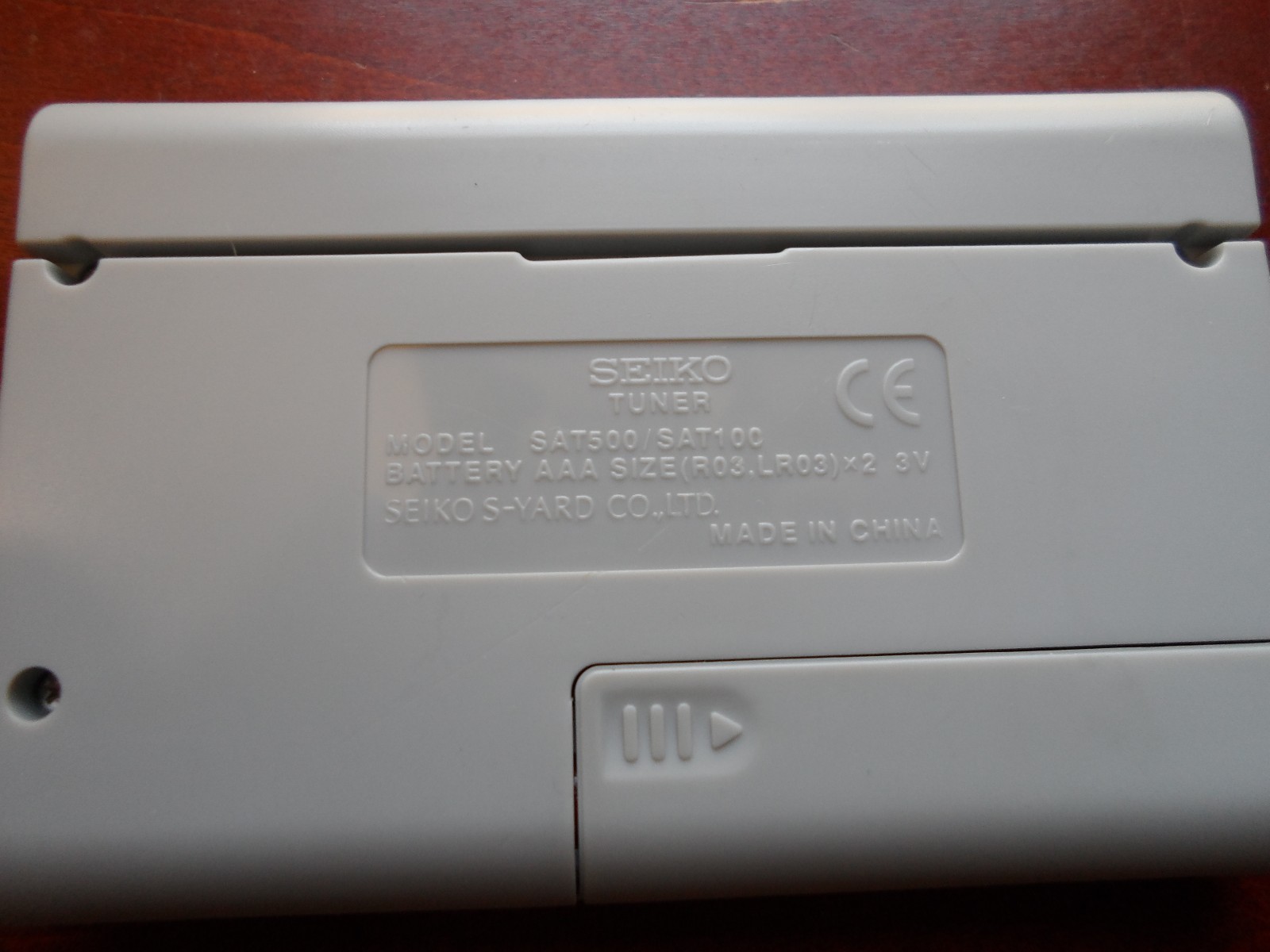 Seiko Sat 500/Sat 100 Chromatic Guitar Tuner