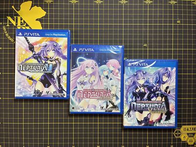 Lot 3 Hyperdimension Neptunia set U Action Re;Birth 2 3 Asia English NEW RARE