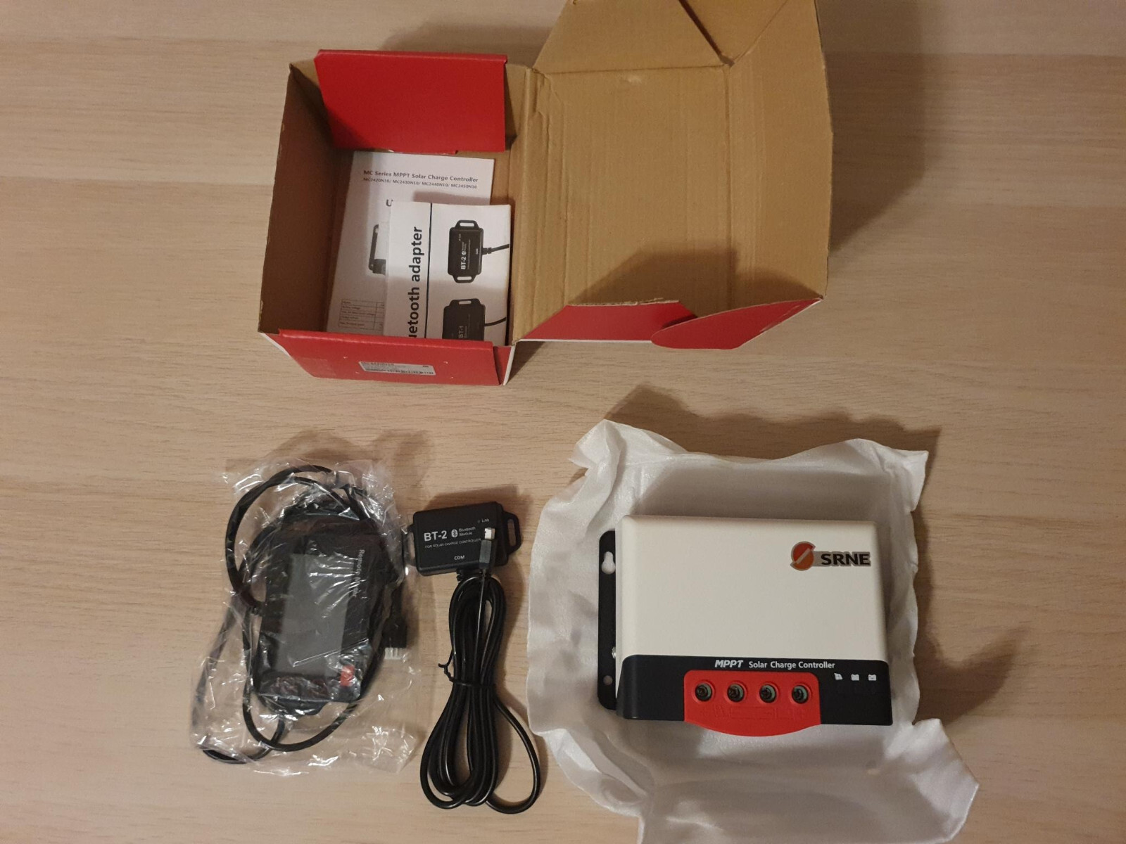 Solar Charge Controller MC2420N10 Bluetooth MPPT  12-24V 20A