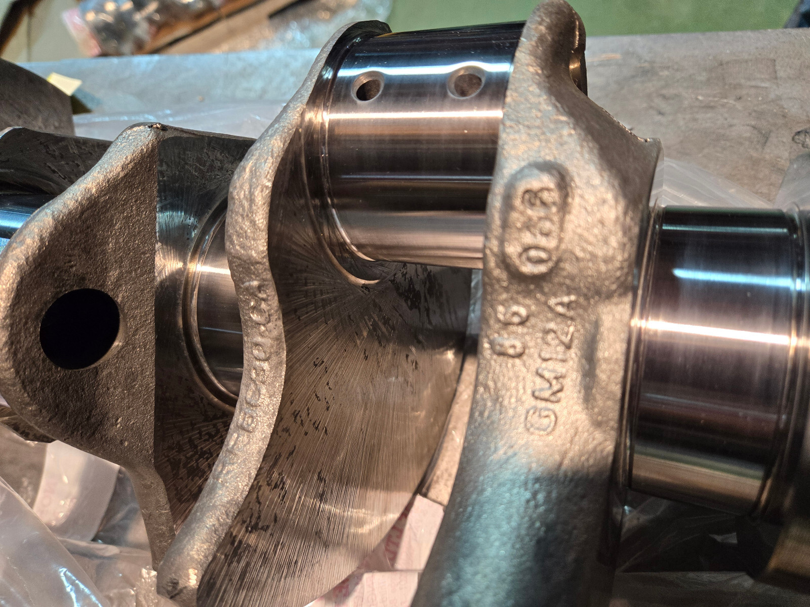 2011-2015 Ford 6.7 Powerstroke Diesel Crankshaft SONOFLUXED POLISHED STANDARD - Picture 3 of 12