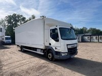 DAF TRUCKS LF 180 12 TONNE BOX VAN TAIL LIFT 5.5m w/base ..o/l 9.45m