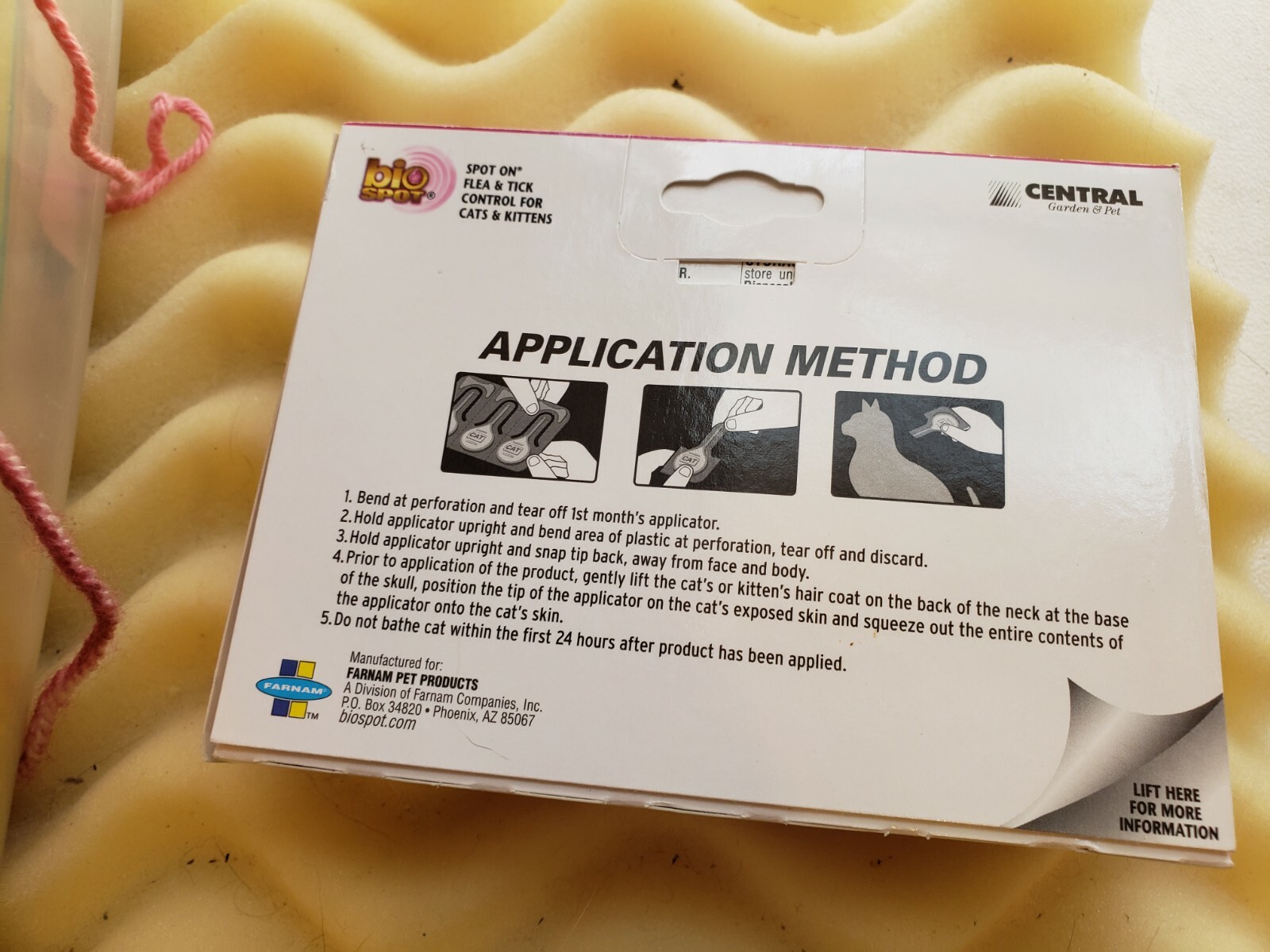 Bio spot spot on flea and tick control for cats and kittens under 5lbs