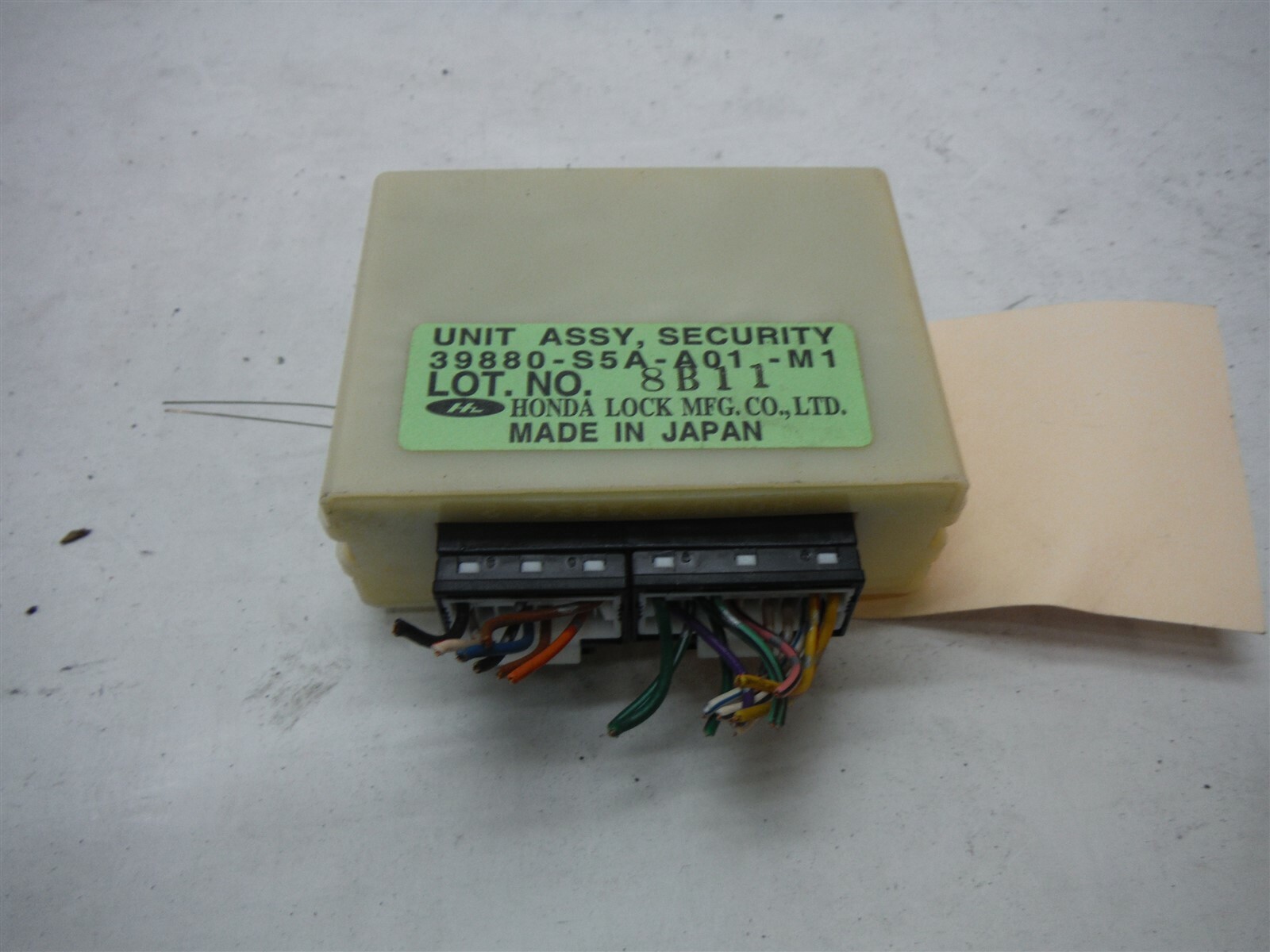 2008 HONDA FIT THEFT LOCKING SECURITY CONTROL MODULE 39880