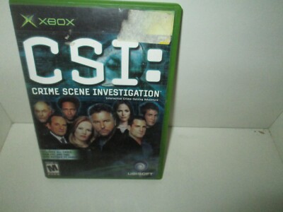 CSI - CRIME SCENE INVESTIGATION 2002 Original XBOX Game (NO MANUAL) VG
