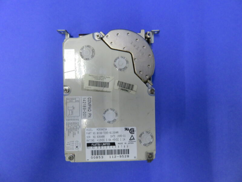 Fujitsu Hard Drive M2694esa B03b-7295-b116a#r 1.1 Gb 1year Warranty