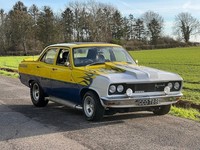 1967 Vauxhall Cresta hotrod, 3.5L V8 auto, pas, flip front, side pipes.