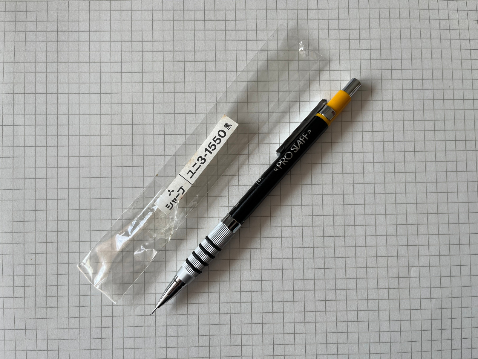 Vintage Mechanical Pencil MITSUBISHI PRO STAFF :: UNI 3-1550
