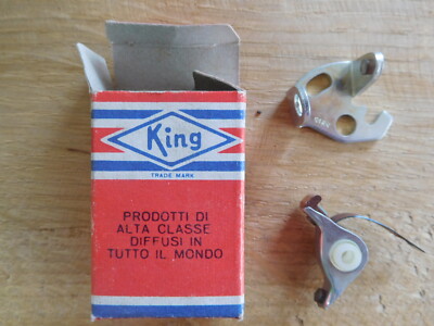 COPPIA CONTATTI KING 158 D JIO-N.S.U. IMPIANTO NORIS PUNTINE DELL'EPOCA 158 D