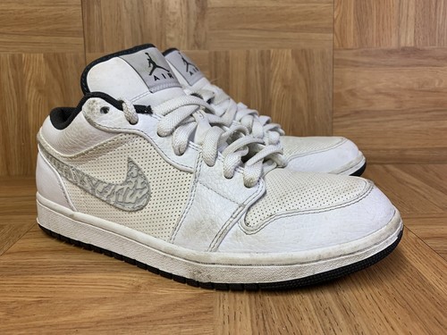 RARE🔥 Nike Air Jordan 1 Phat Low White Anthracite Cement
