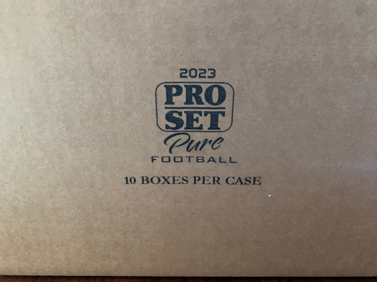 2023 Pro Set Pure Football Factory Sealed Hobby 10 Box Case 3 Auto's Per Box
