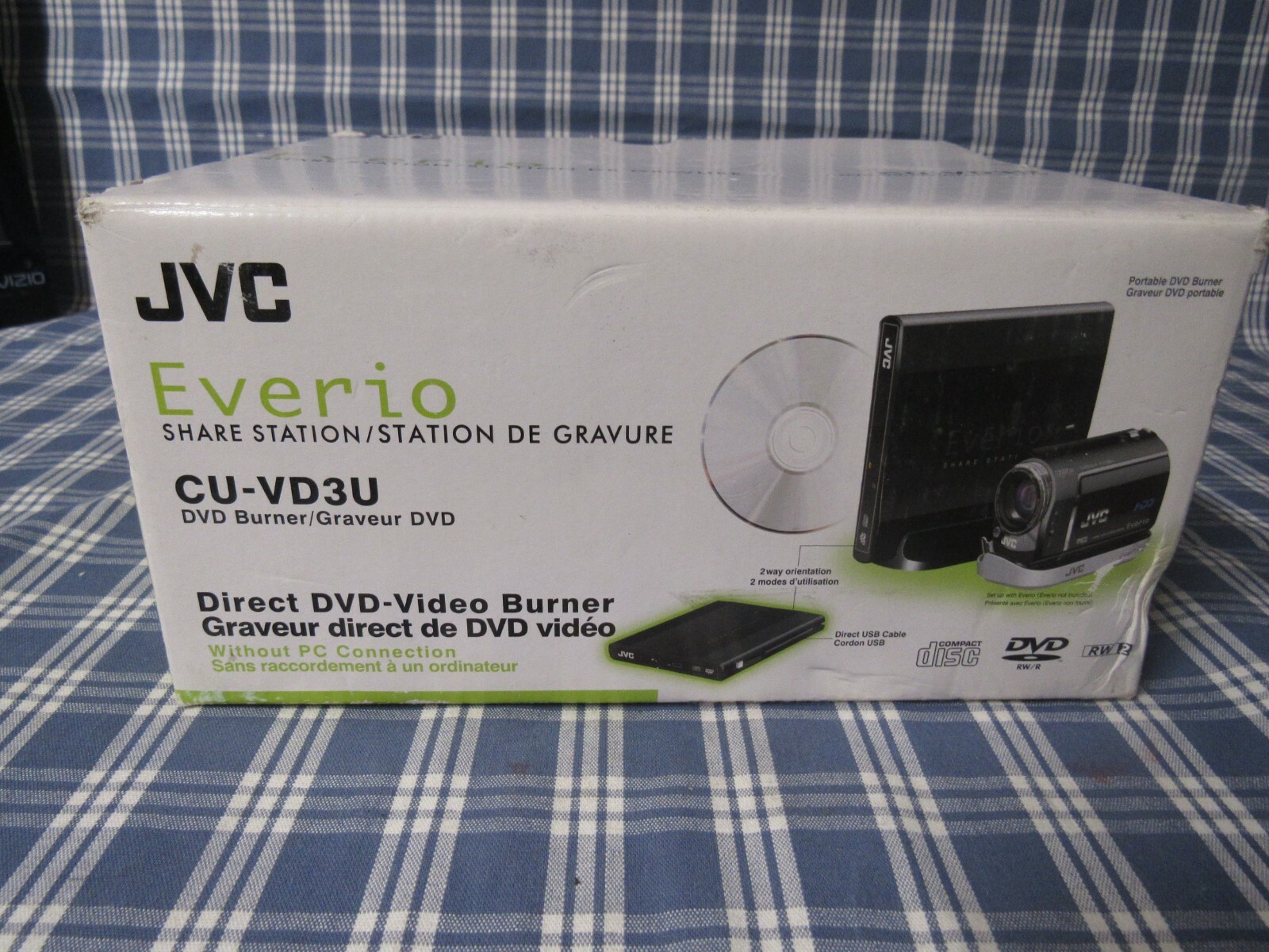 JVC Everio CU-VD3U Share Station Direct DVD Video Burner JVC Everio CU-VD3U Share Station Direct DVD Video Burner