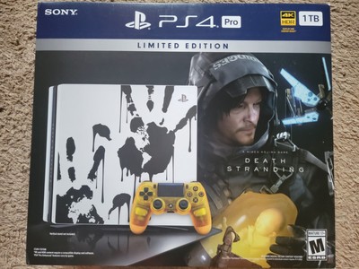 Sony PlayStation 4 Pro 1TB Console with Death Stranding Video Game Bundle