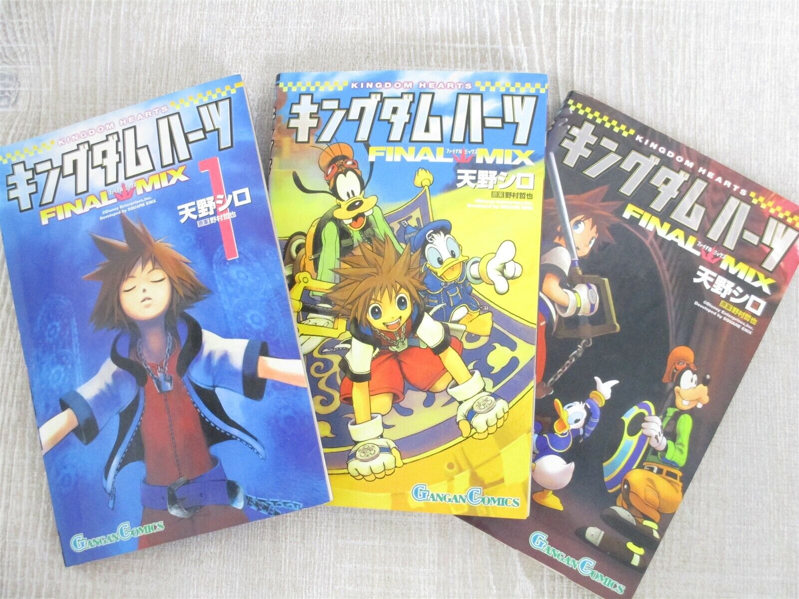 KINGDOM HEARTS FINAL MIX Manga Comic Complete Set 1-3 SHIRO KINGDOM HEARTS FINAL MIX Manga Comic Complete Set 1-3 SHIRO