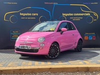 2010 Fiat 500 1.2 Pink Euro 5 (s/s) 3dr HATCHBACK Petrol Manual