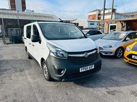 2018 Vauxhall Vivaro 2900 1.6CDTI 95PS H1 DoubleCab PANEL VAN Diesel Manual