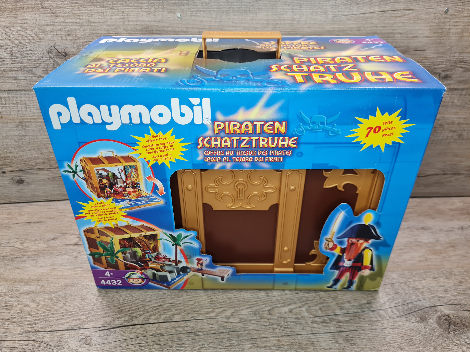 PLAYMOBIL® 4432 Piraten Schatztruhe Schatz Insel