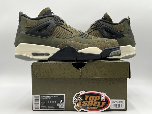 Air Jordan 4 オリーブグリーン Air Jordan 4 Craft 'Olive' (FB9927-200) release date. Nike SNKRS
