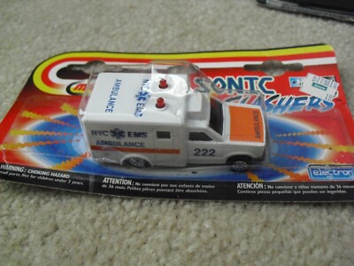 Vintage Majorette 2300 Series Sonic Flashers Ambulance NYC