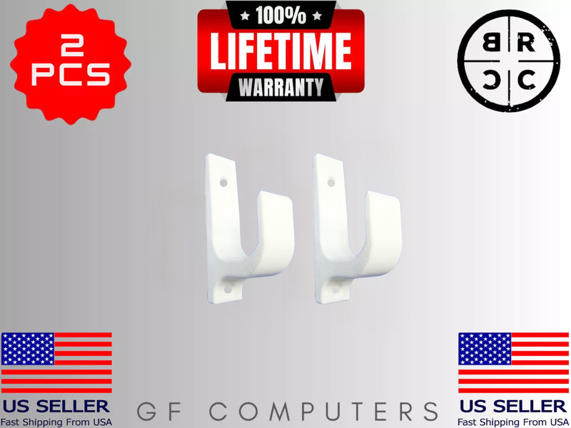 2 PCS Gun Rack Shotgun Hooks Rifle Hangers Firearm Bow