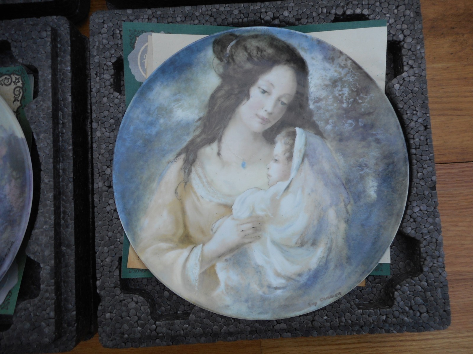 Guy Cambier La Fete des Meres Complete Set of 4 Limoges Plates COA Original Box