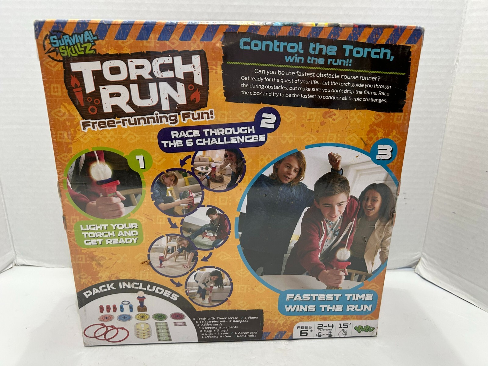 New Torch Run Obstacle Course Survival Skilz Race Challenges Kids Board Game