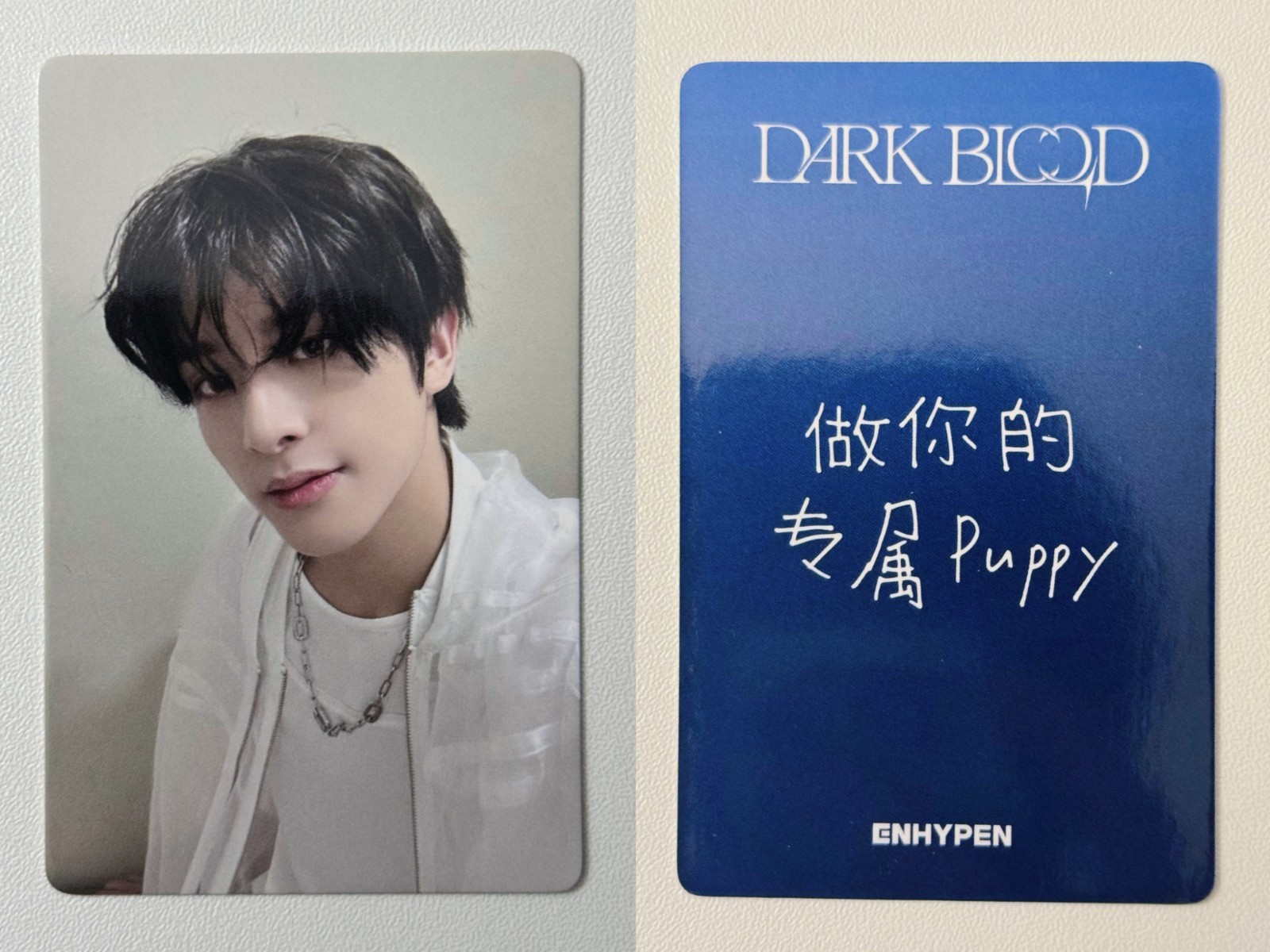 ENHYPEN DARK BLOOD naver ジェイク トレカ ENHYPEN DARK BLOOD naver ジェイク トレカ ENHYPEN JAKE Dark