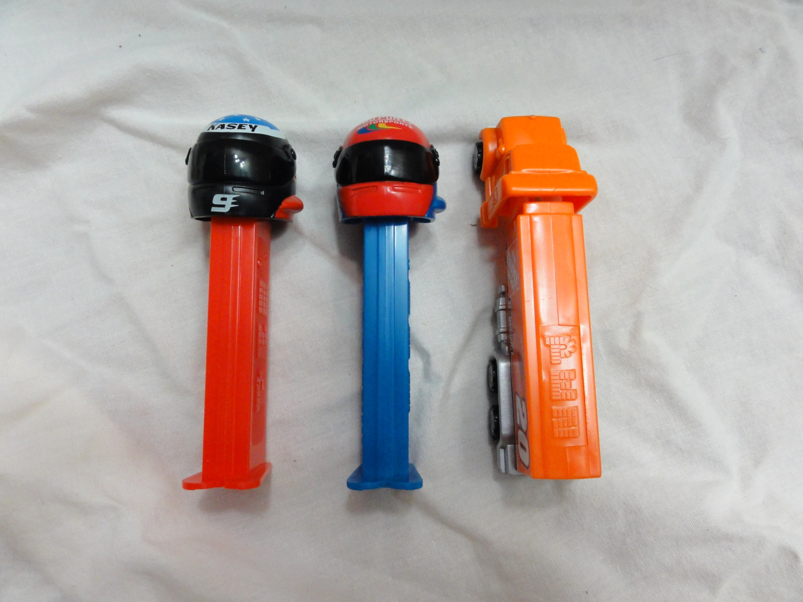 Pez Lot 3 NASCAR Helmets: Kasey Kahne #9, Jeff Gordon #24 HAULER Home Depot #20