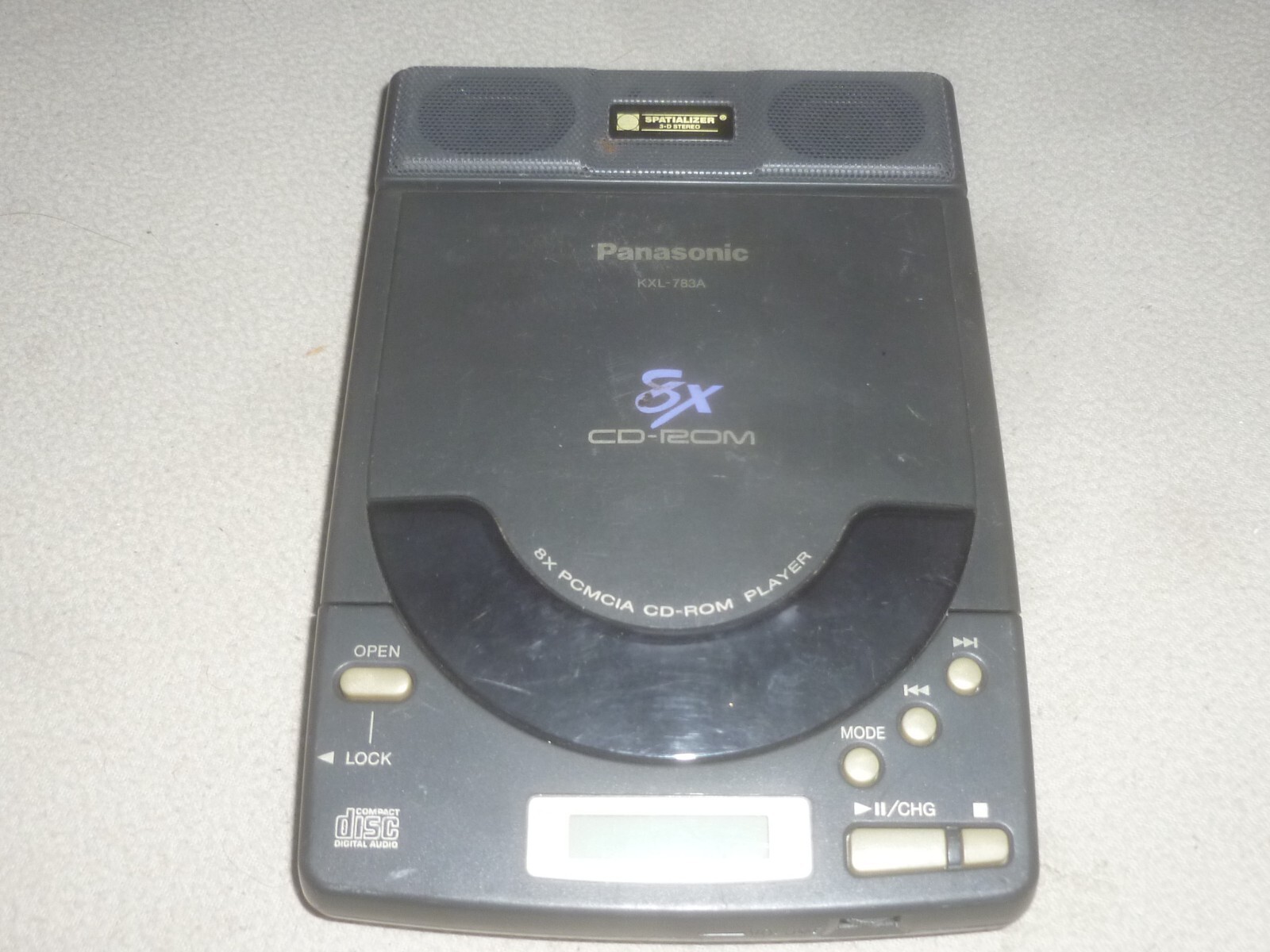 ポータブル CDプレイヤー KXL-783A Panasonic PANASONIC KXL-783A PORTABLE PCMCIA CD ROM PLAYER SPATIALIZER