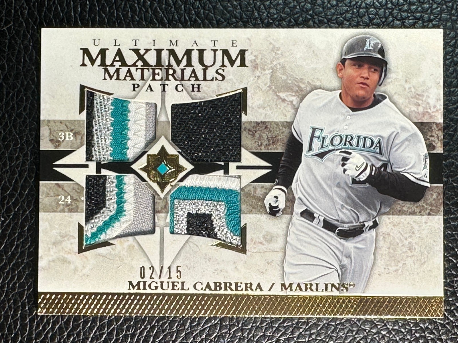 2006 Upper Deck Exquisite Collection Maximum Materials Miguel Cabrera /15 Patch