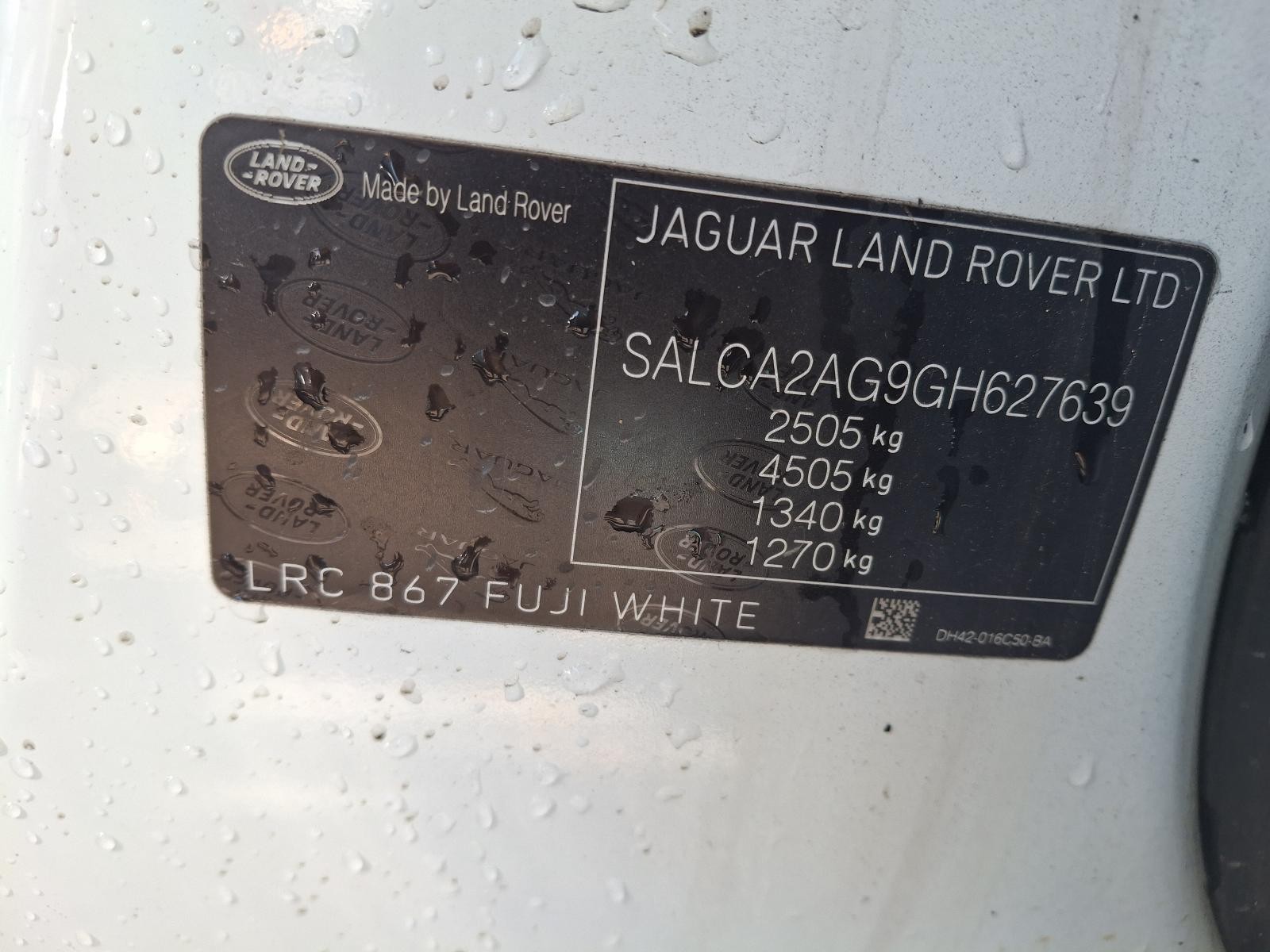 LAND ROVER DISCOVERY SPORT 2015-2025 RIGHT REAR DOOR L550, 01/15- - thumbnail 9