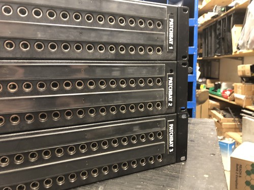 3- ADC 48 Point Patch Bays W/ Cables